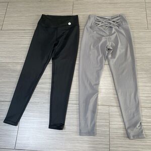 Lamani Black and Gray Leggings